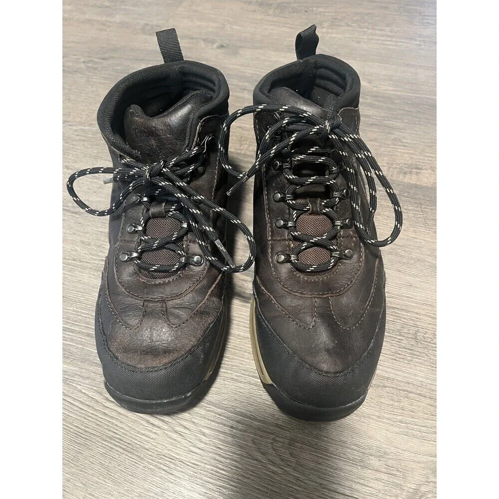 Timberland Boots‎ Boys 5.5 Backroad Hiking Lace Up Outdoor Brown Leather